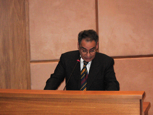 Il Presidente del Consiglio regionale On. G. Bova