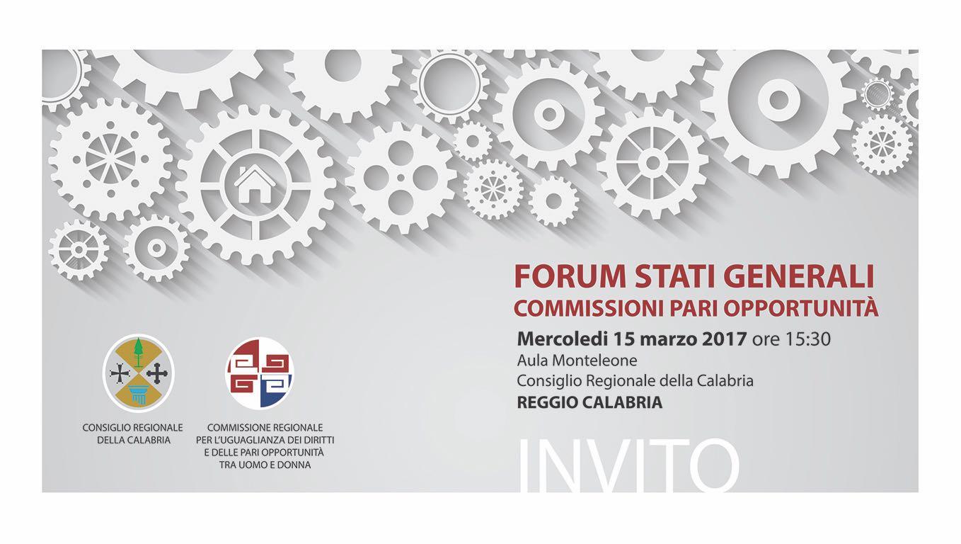 Forum Stati Generali Commissione Pari Opportunita'