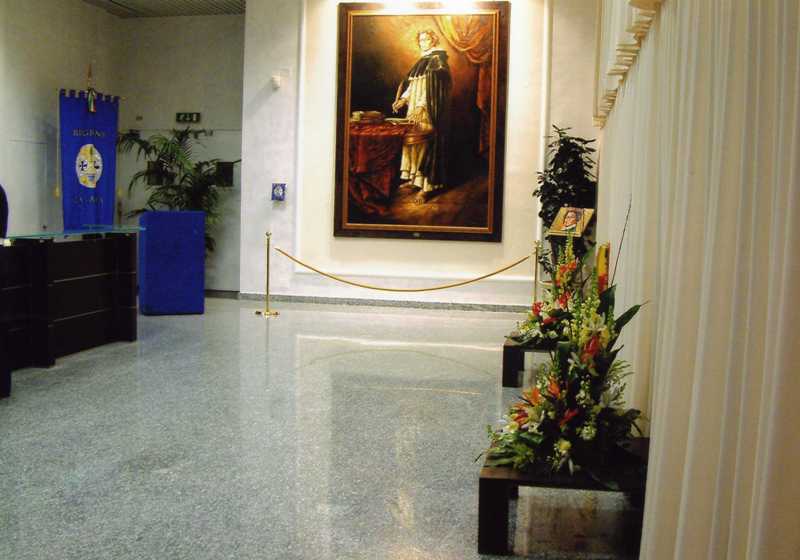 L'accoglienza del Consiglio regionale con il dipinto dedicato a Fra' Tommaso Campanella