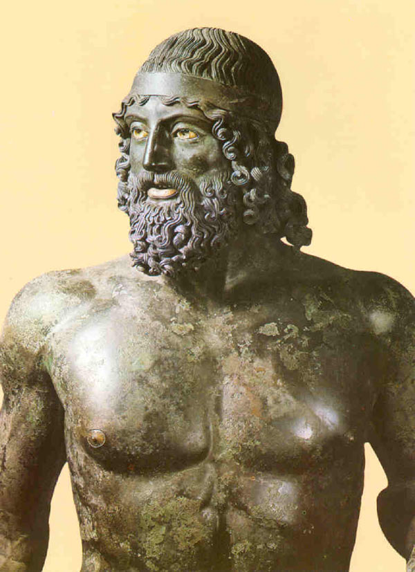 Uno dei due Bronzi di Riace - la statua ''A''