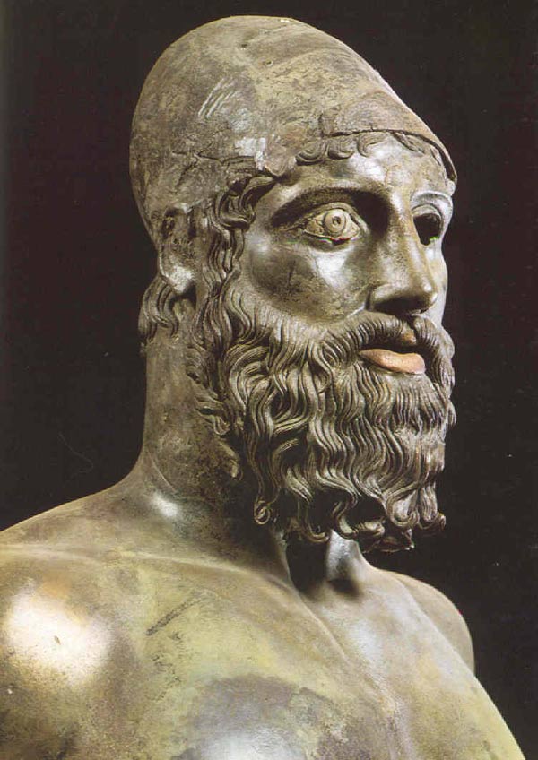 I bronzi di Riace esposti al Museo Nazionale a Reggio Calabria