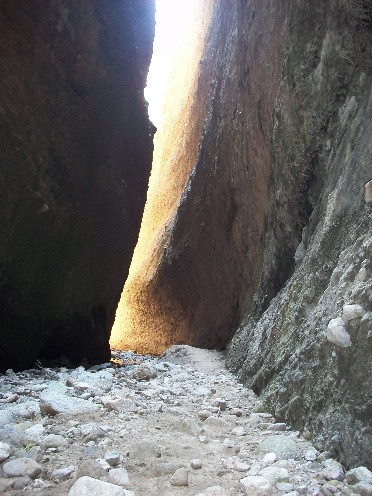 Un canyon delle Valli cupe (dal Portale: ''Nelle terre selvagge'')