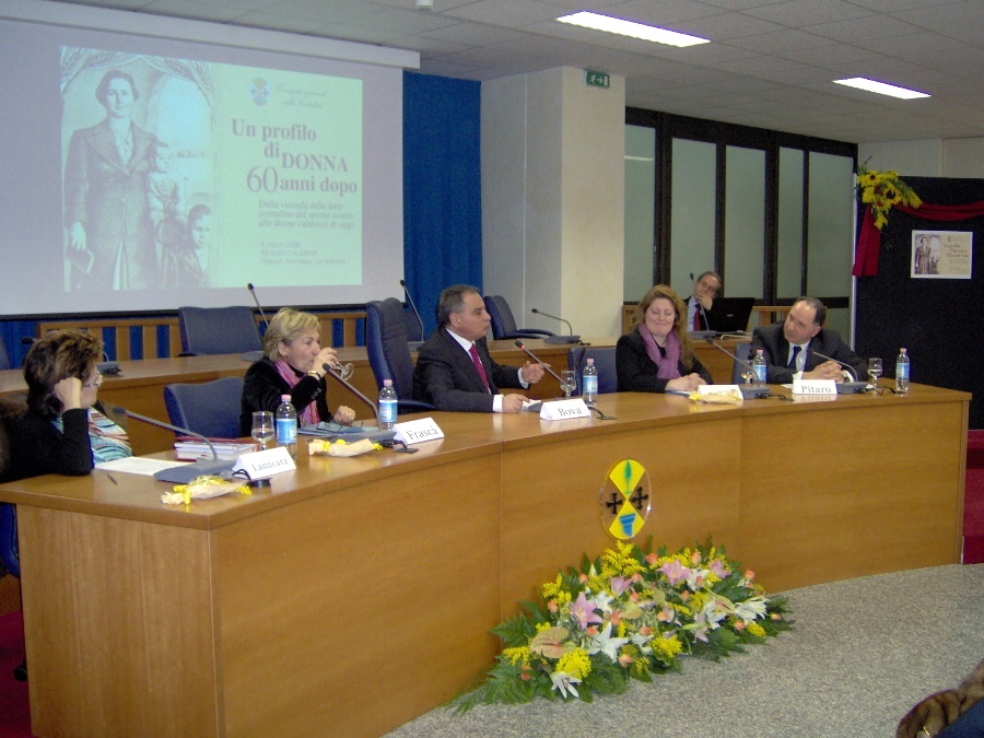 Il tavolo dei relatori al Convegno su Giuditta Levato