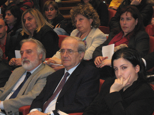 Il Prefetto De Sena, Anna Fortugno e Guido Leone