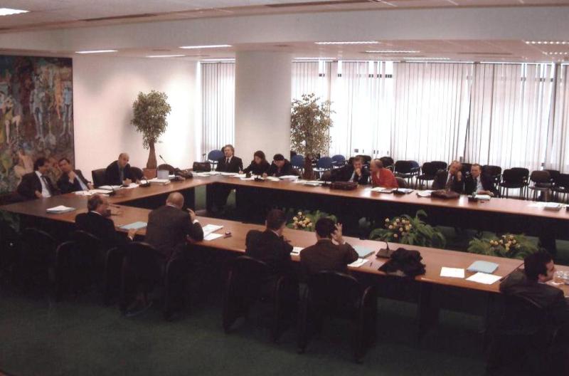 Una riunione della II Commissione di Palazzo Campanella