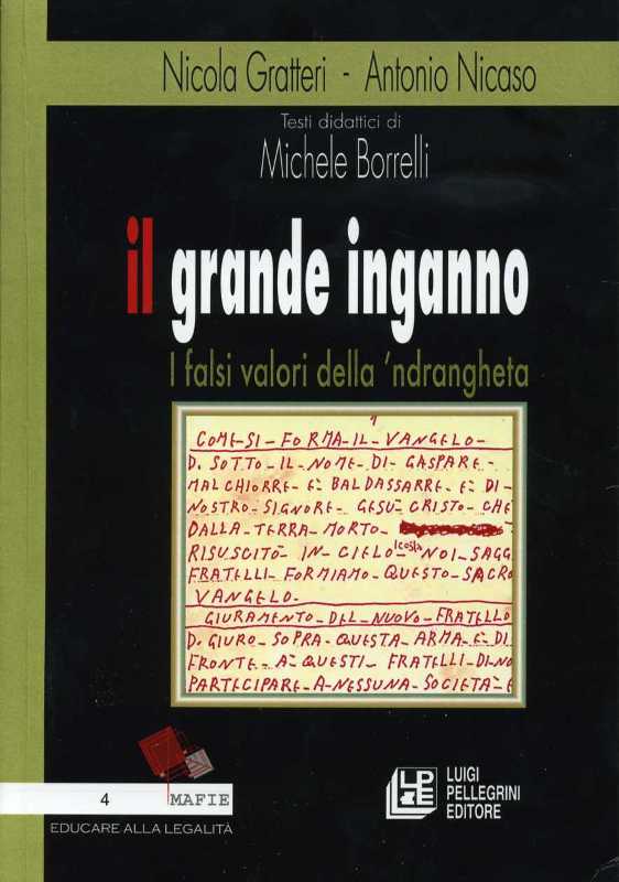 La copertina del volume di Nicola Gratteri e Antonio Nicaso