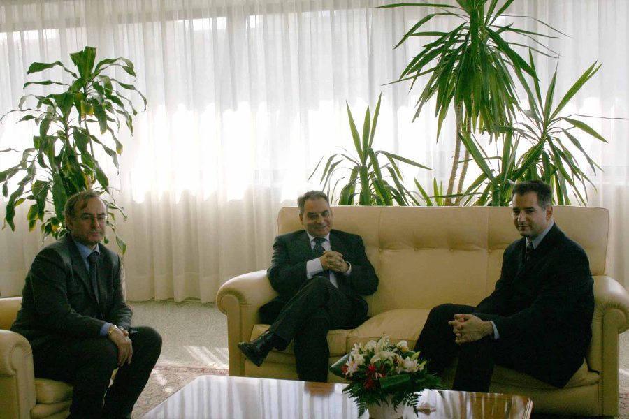 L'incontro tra il Presidente Giuseppe Bova e Richard Greco