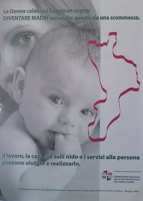 Il Manifesto della Commissione regionale Pari opportunit dedicato alla maternit