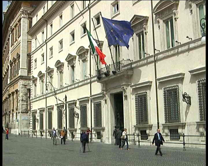 Palazzo Chigi sede del Governo a Roma