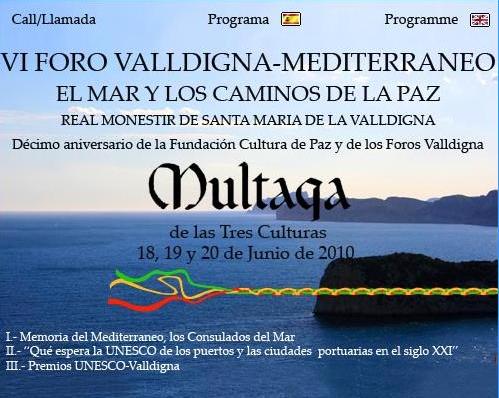 Il manifesto del Convegno Unesco a Valencia in Spagna alla quale ha partecipato anche il segretario-questore del Consiglio regionale Giovanni Nucera