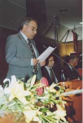 Il Presidente Bova nell'Aula consiliare intitolata a Francesco Fortugno.