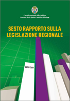 Sesto rapporto sulla legislazione regionale anno 2009