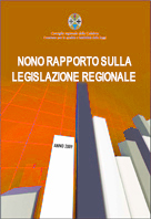 Nono rapporto sulla legislazione regionale anno 2012