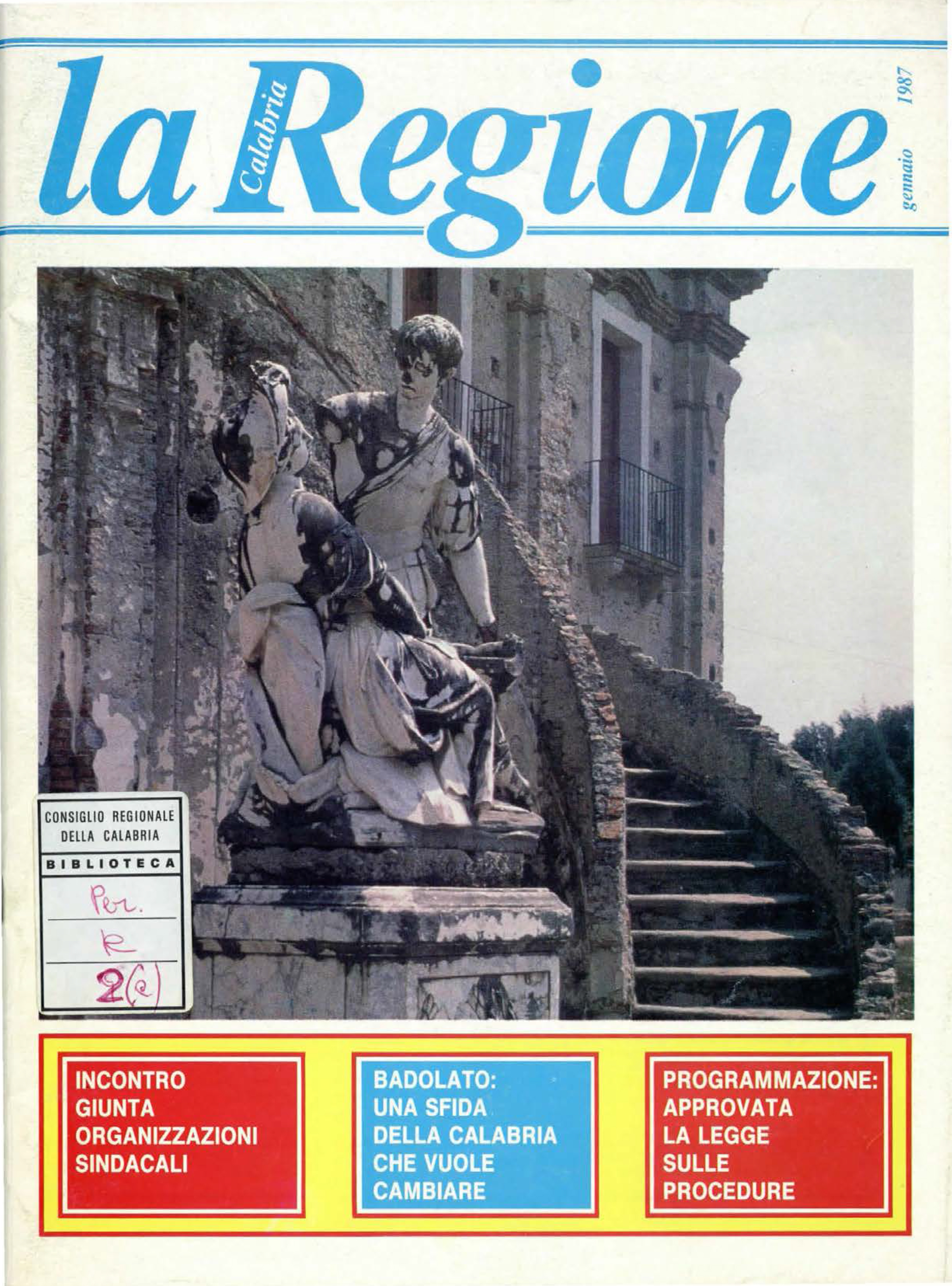 Rivista La Regione Calabria