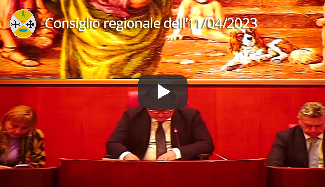 Seduta del Consiglio regionale dell'11/04/2023