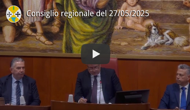 Seduta del Consiglio regionale del 27/05/2024
