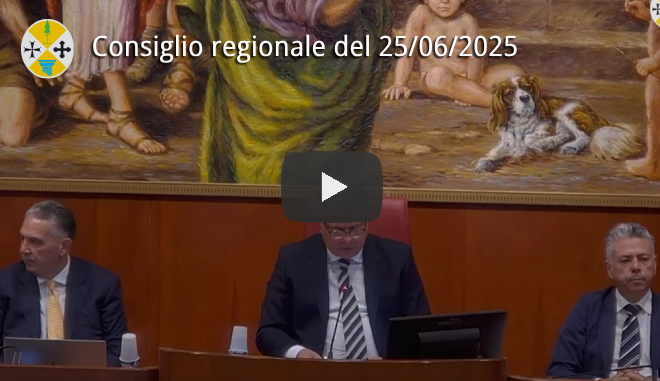 Seduta del Consiglio regionale del 25/06/2025