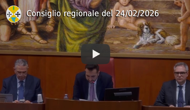 Seduta del Consiglio regionale del 24 febbraio 2026